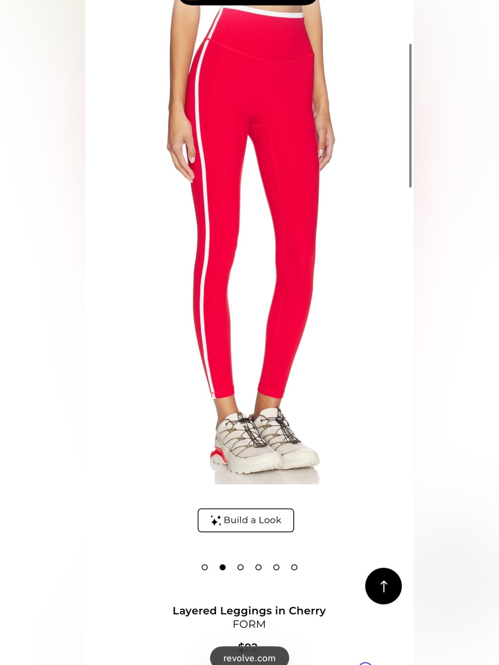 Form cherry stripe leggings XL great condition